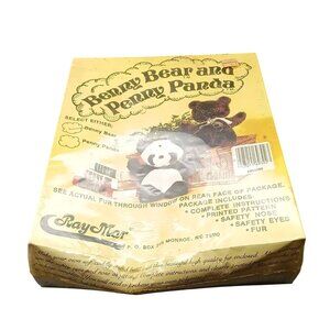 Ray Mar Benny Bear Sewing Kit w/ Pattern & Supplies New in Original Packaging